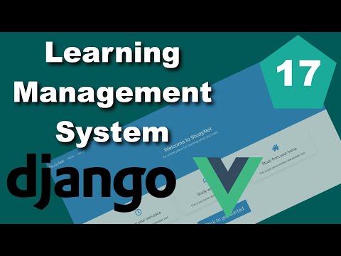 Adding lessons - Learning Management System (LMS)  - Part 17 - Django and Vue Tutorial thumbnail