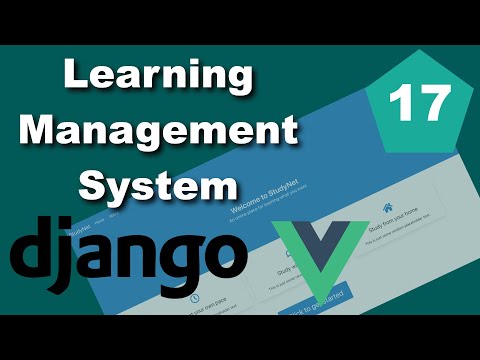 Adding lessons - Learning Management System (LMS) - Part 17 - Django and Vue Tutorial thumbnail
