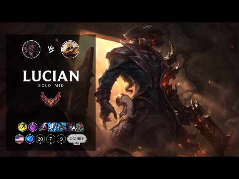Lucian Mid vs Azir - NA Grandmaster Patch 12.12