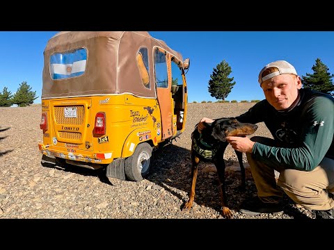 Day in the life of traveling ARGENTINA in a Tuk Tuk 🇦🇷