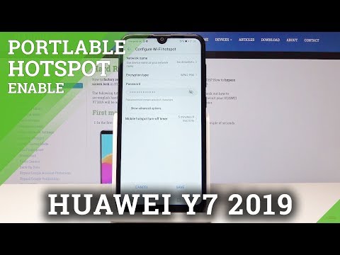 How to Enable Portable Hotspot in HUAWEI Y7 2019 - Share Network