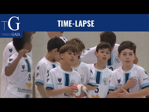 TIME-LAPSE | CJSP PROMOTORES DA PAZ E S.C. ARCOZELO PROPORCIONAM MANHÃ DE FUTSAL