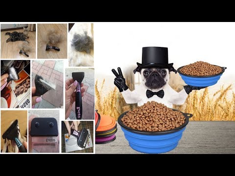 Чесалка-щетка и поилка-миска переносная для вашей собаки и кошки