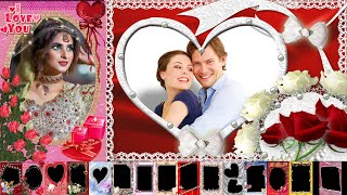 100+ Beautiful Wedding Love Frames in Png Part 1
