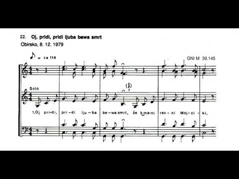Obirsko- Oj Pridi Pridi Ljuba Bewa Smrt