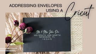 Addressing Wedding Envelopes Using a Cricut | Wedding DIY