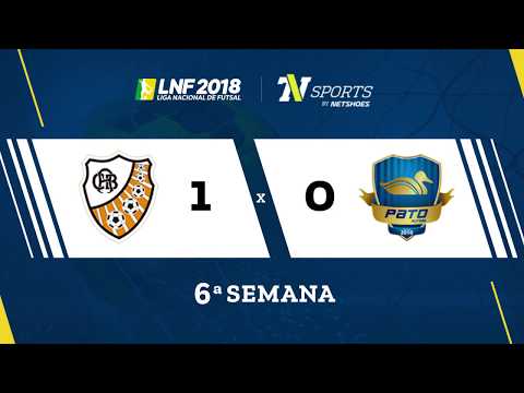 LNF2018 - ACBF 1 x 0 Pato - Gols - 6ª Rodada