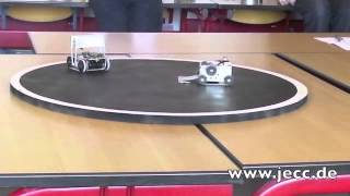 preview picture of video 'MiniSumo beim JECC Roboter Wettbewerb 2012'