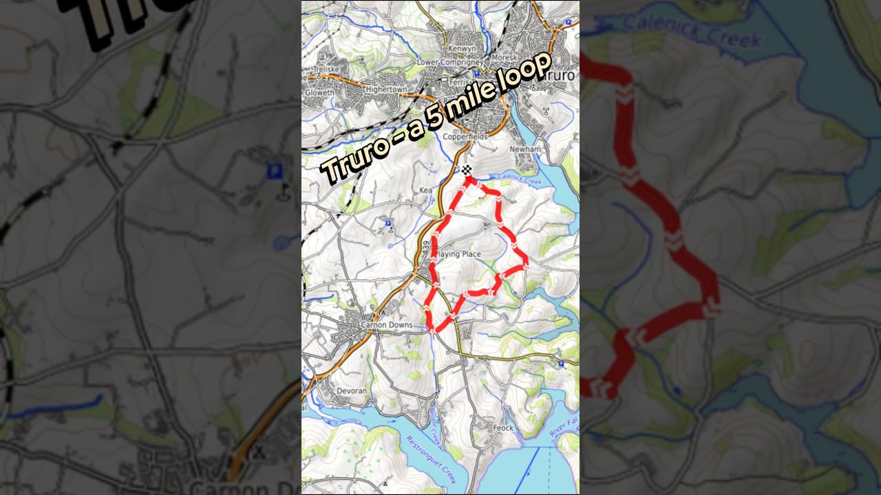 Run Cornwall (28):  A 5 mile Truro Loop