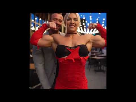 Fbb Muscle Girl in Tight Dress | AI Aestehetic | Sora