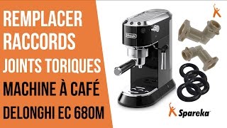 Comment changer les raccords et les joints de sa cafetière Delonghi ?