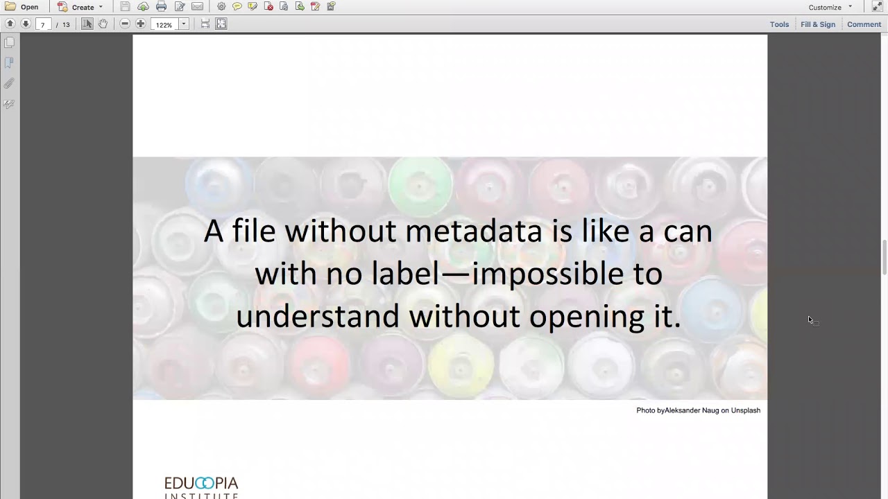 Electronic Thesis and Dissertation Toolkit: Metadata