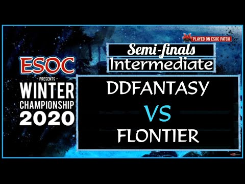 [AoE3] Flontier vs DDFantasy — Intermediate Division SEMI-FINALS! —ESOC Winter Championship 2020