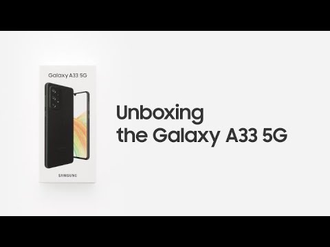 Samsung Tel. A336B Galaxy A33 5G 6/128GB DS Juodas video