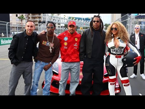 Lewis Hamilton’s Celebrity Hot Laps | Beyoncé, Jay Z, Travis Scott & Michael Rubin