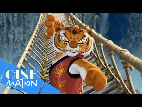 Fighting Tai Lung On The Bridge | Kung Fu Panda (2008) | Cinemation