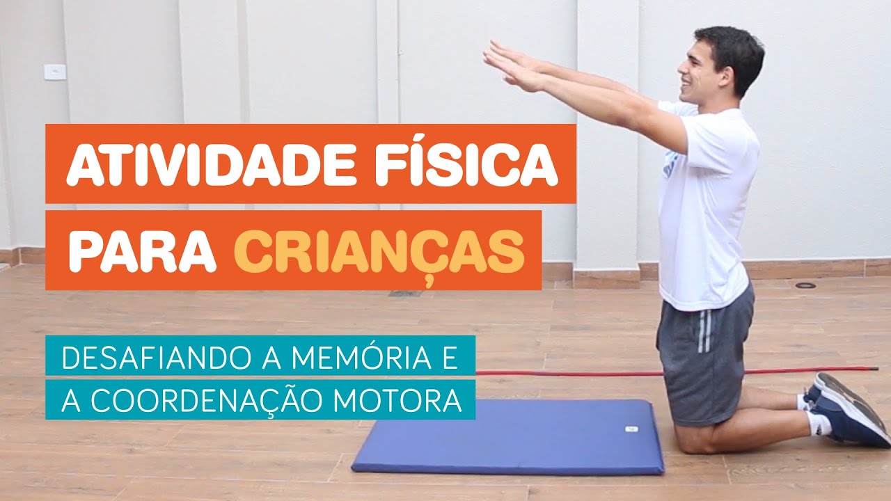 Para CRIANÇAS! 20 MINUTOS de atividade física em casa | Prof. Robson Furlan