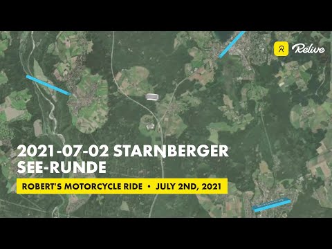 2021 07 02 Starnberger See Runde (Relive-Video mit Fotos)
