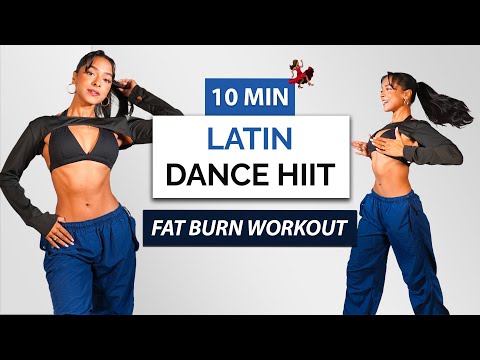 10 Min Latin Dance Workout Full Body Fat Burn at Home | No Equipment