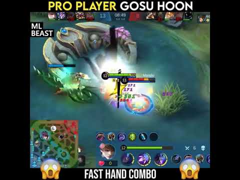 PRO PLAYER GOSU HOON   Fast Hand Combo