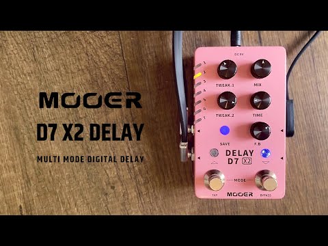 Mooer D7 X2 Delay 2021 - Pink image 8