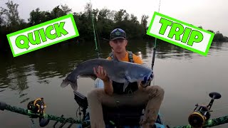 Quick Afternoon Trip on the James River | Kayak | Catfishing