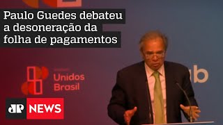 Paulo Guedes exalta resultados da economia em evento