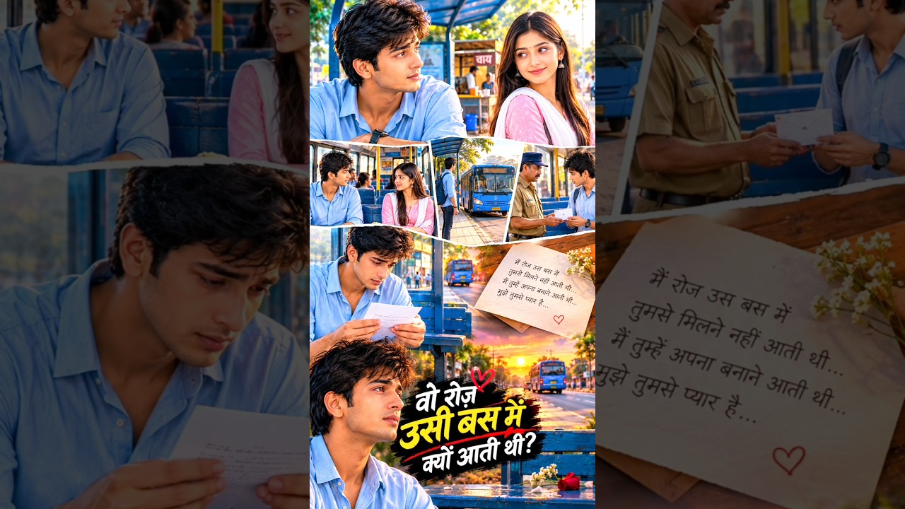 वो रोज़ उसी बस में क्यों आती थी? ❤️|| #love #bus #shorts #trending #viral #ai