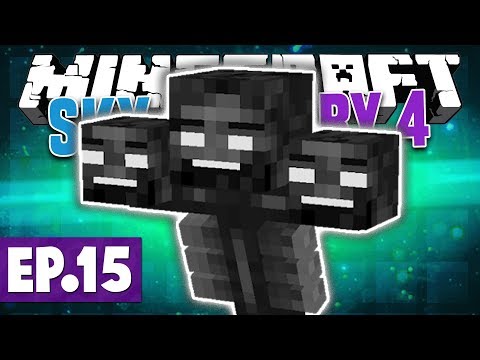 Minecraft Sky Factory 4 - TWIGHT FOREST & COMPACT WITHER! #15 [Modded Questing Skyblock]