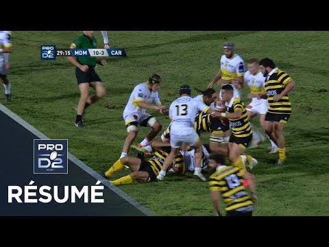 PRO D2 - Résumé Mont-de-Marsan-Carcassonne: 28-26 - J03 - Saison 2019/2020