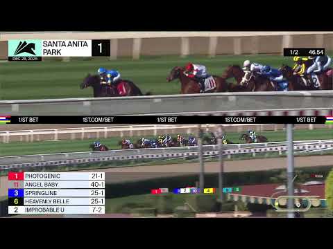 Ramayana wins Race 1 on Sunday, December 28 at Santa Anita Park