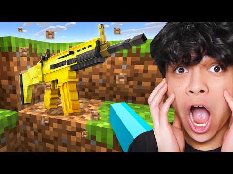 Minecraft But Every Drop is a GUN..