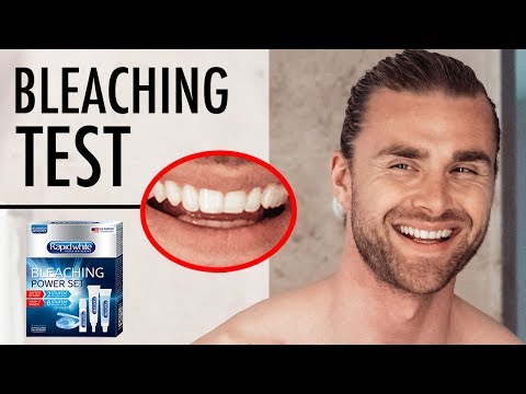 WEISSE ZÄHNE ● Zähne aufhellen zu Hause | Zähne Bleaching Test