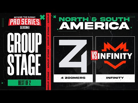 4 Zoomers vs Infinity Game 1 - BTS Pro Series 8 AM: Group Stage w/ rkryptic & neph