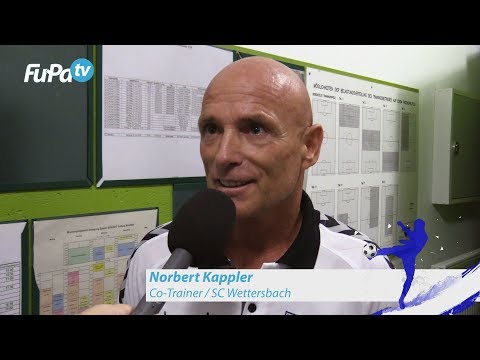 Norbert Kappler - SC Wettersbach - zum Spiel vs. FV Fortuna Kirchfeld, FuPa.tv-Interview, 17.8.2018