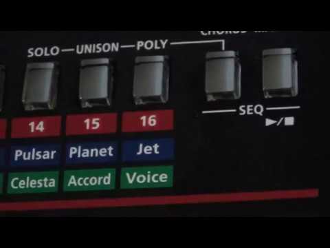 Roland Boutique JX-03 as a 4 voice sound module.