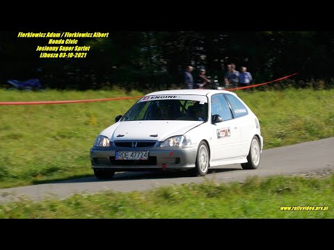 Florkiewicz Adam / Florkiewicz Albert - Honda Civic - Jesienny Super Sprint Libusza 03-10-2021