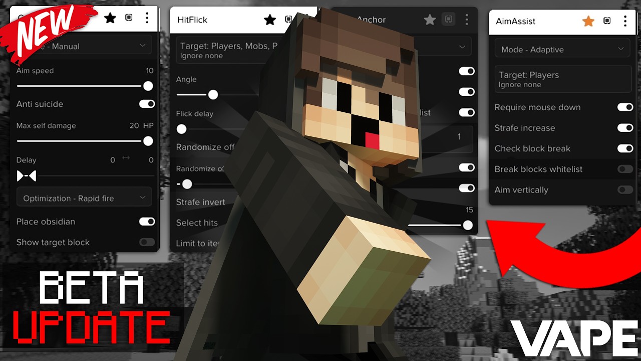 VAPE V4 BETA UPDATE | NEW* HitFlick & 