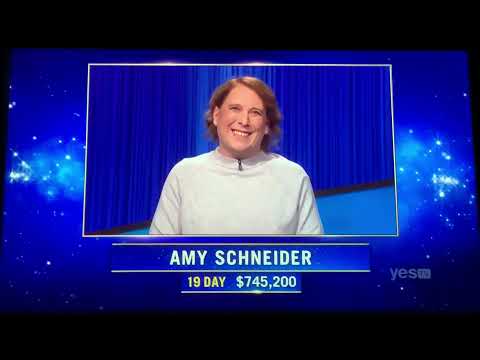 Jeopardy, intro - Amy Schneider DAY 20 (12/28/21)