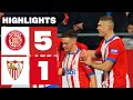 GIRONA FC 5 - 1 SEVILLA FC | RESUMEN | LALIGA EA SPORTS