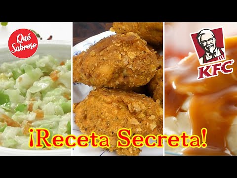 Pollo Crujiente Estilo KFC hecho en casa! Receta Completa 🍗 Pollo, Ensalada, Puré y Gravy!!