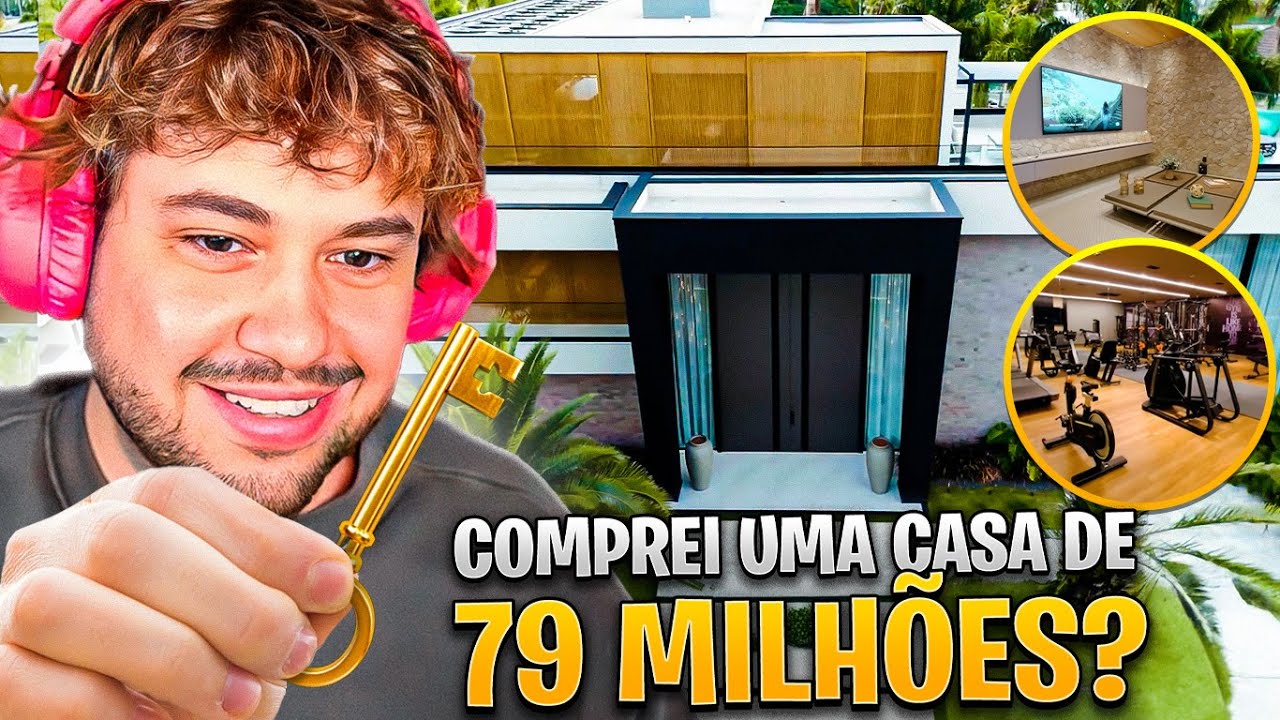 BRINO COMPROU UMA MANSÃO DE 79 MILHÕES?  - React Monica Poplawski