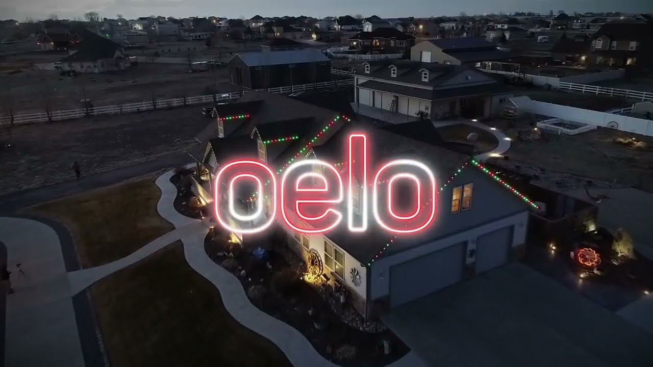 Oelo Permanent Color-Changing Lights for Holiday Creativity!