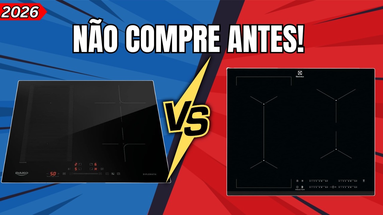 Cooktop de Indução Dako Diplomata vs Electrolux IE60P | Qual COOKTOP de INDUÇÃO COMPRAR em 2026?