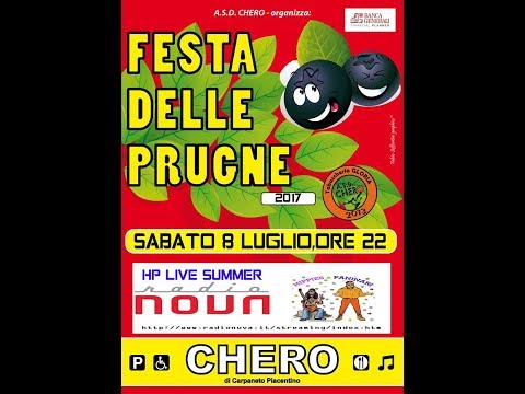 H & P RADIONOVA FESTA DELLE PRUGNE CHERO dI CARPANETO PIACENTINO ( PC )