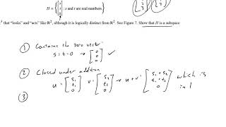 4.1 - Vector Spaces and Subspaces