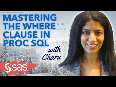 Watch Mastering the WHERE Clause in PROC SQL on YouTube