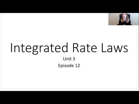 Integrated Rate Laws