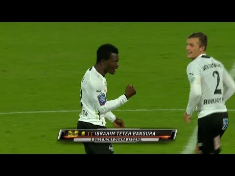 Bangura gör mål och fixar poäng för Mjällby - TV4 Sport