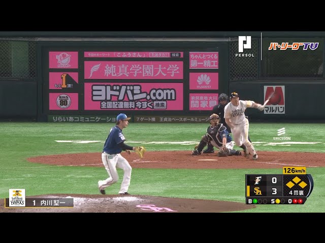 復調のきっかけに!! ホークス・内川が3安打3打点!!